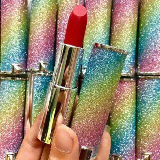 Vỏ son sáp cầu vòng- vỏ son handmade