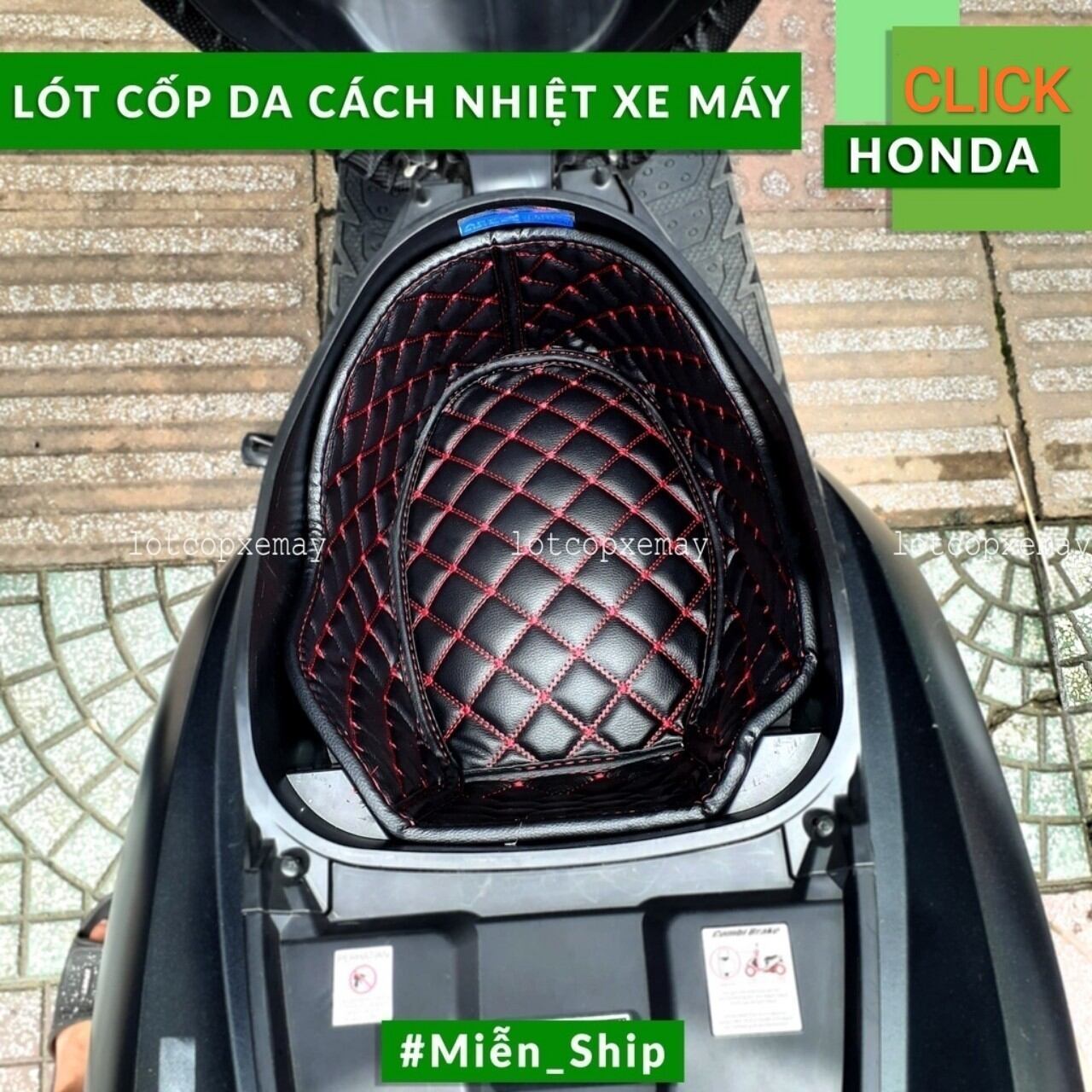 Lót cốp cách nhiệt xe máy Click ( Vario ) 125 - 150
