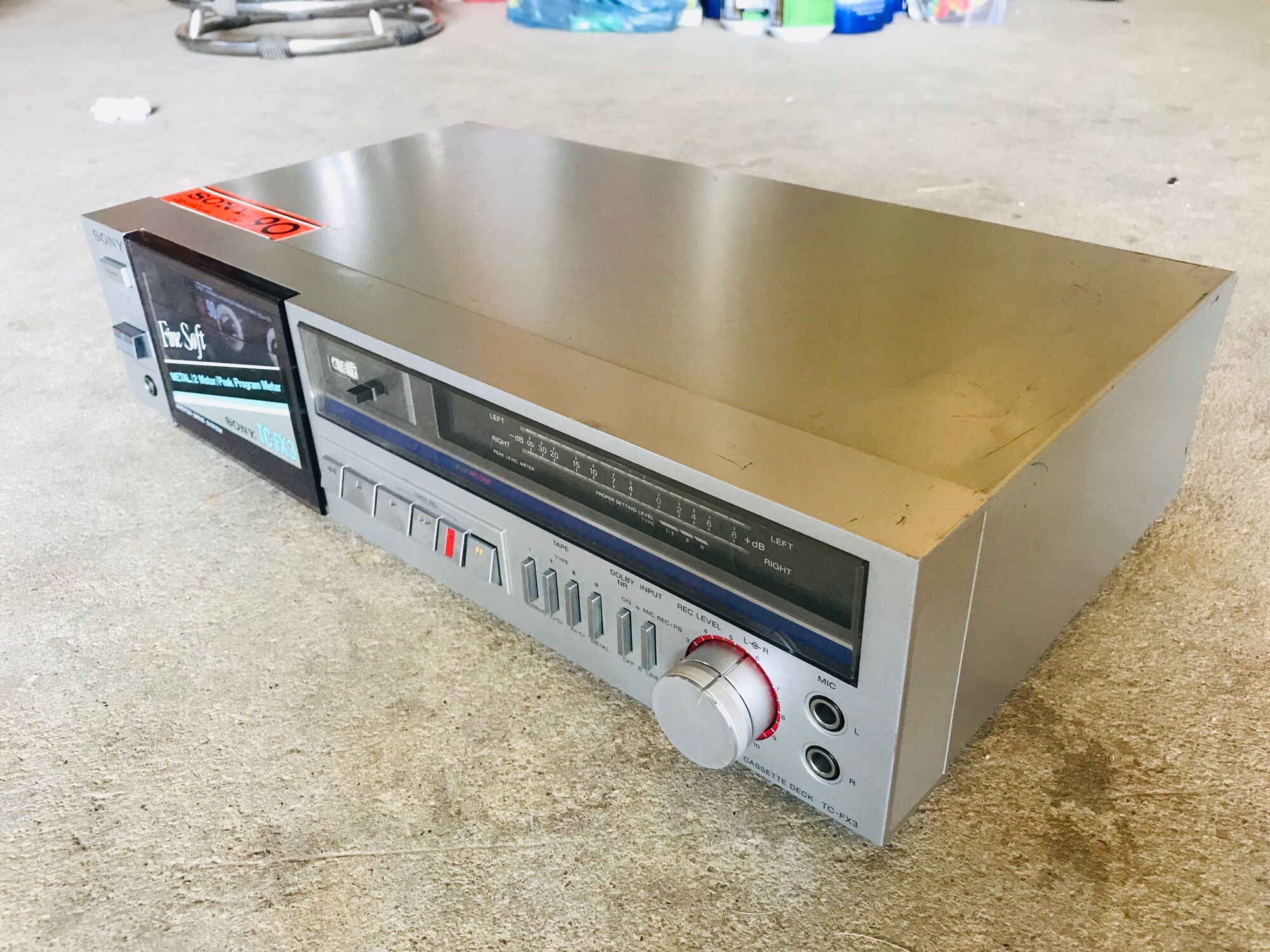 Đầu cassette Deck SONY CT-FX3 Nhật cực mới