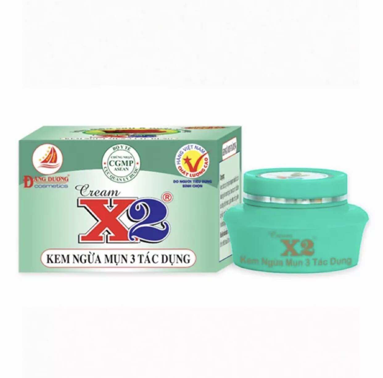 Kem x2 mụn 3 tác dụng hủ 6g