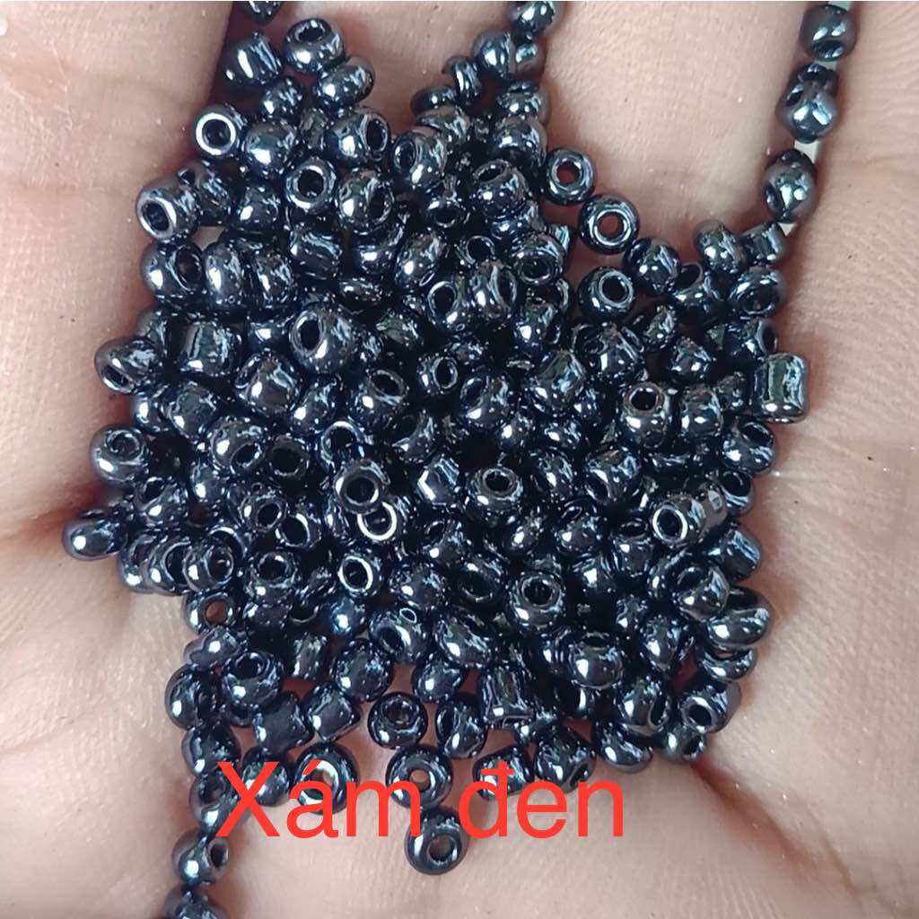 1000 Hạt cườm 3mm cao cấp nhiều màu cao cấp