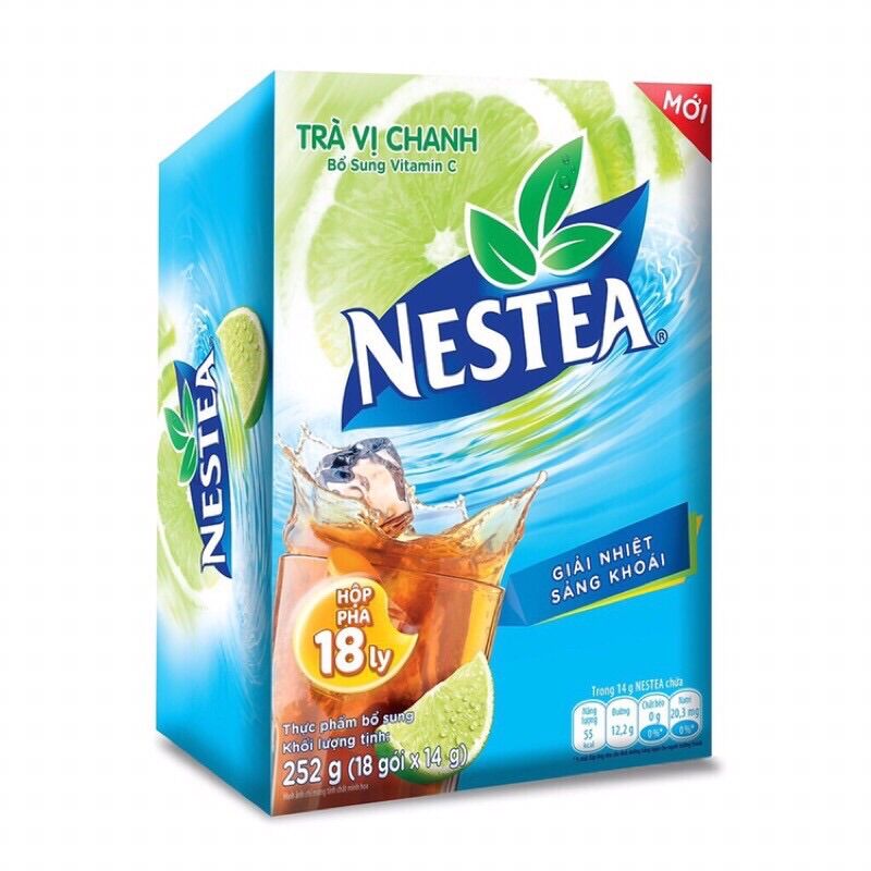 Trà chanh Nestea - Hộp 252g (18gói x 14g)