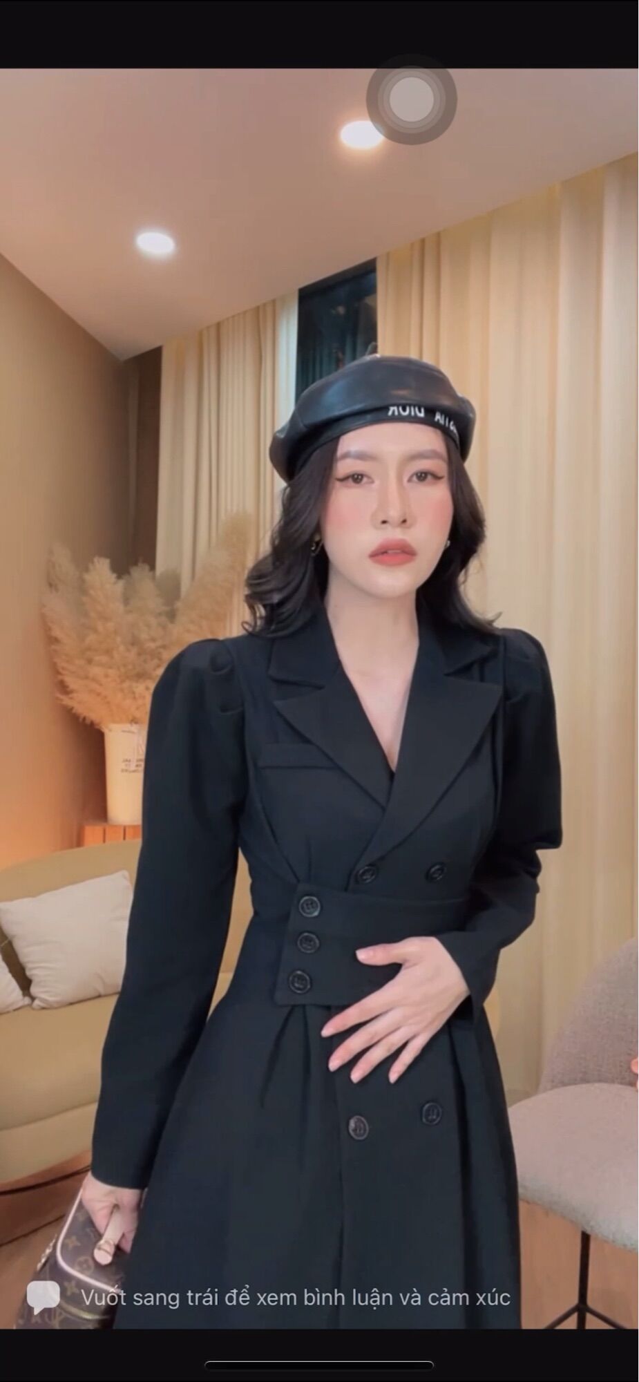 [HÀNG LOAN LÂM]_ĐẦM VEST_ĐEN/NÂU
