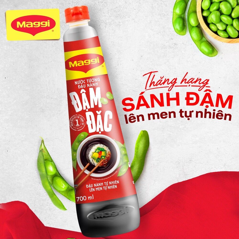 Nước tương maggi đậu nành đậm đặc 700ml