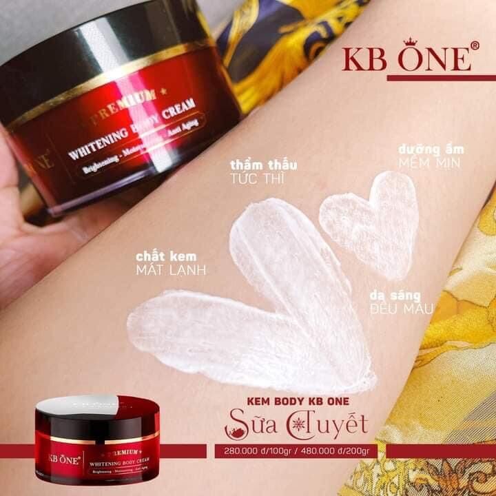 Body kbone sữa tuyết ngày đêm 100gr - mẫu mới