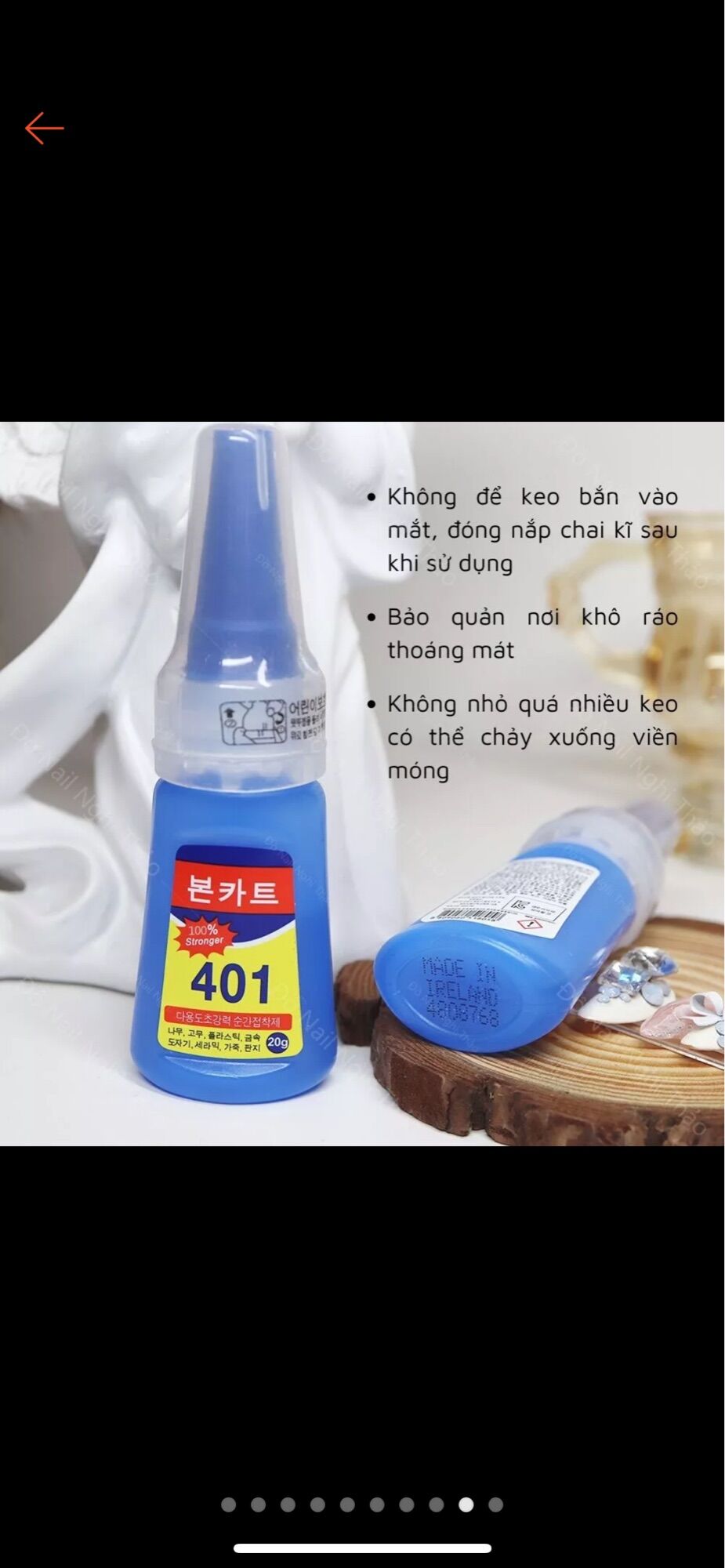 Keo dán móng chuyên dụng 401