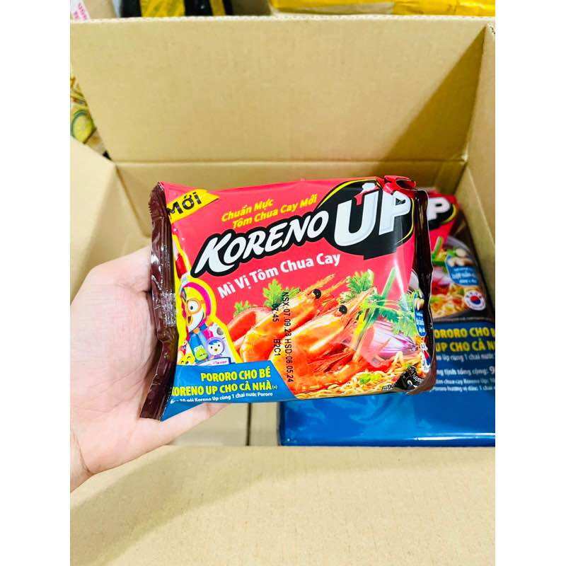 1 gói mì tôm koreno up vị tôm chua cay 67g