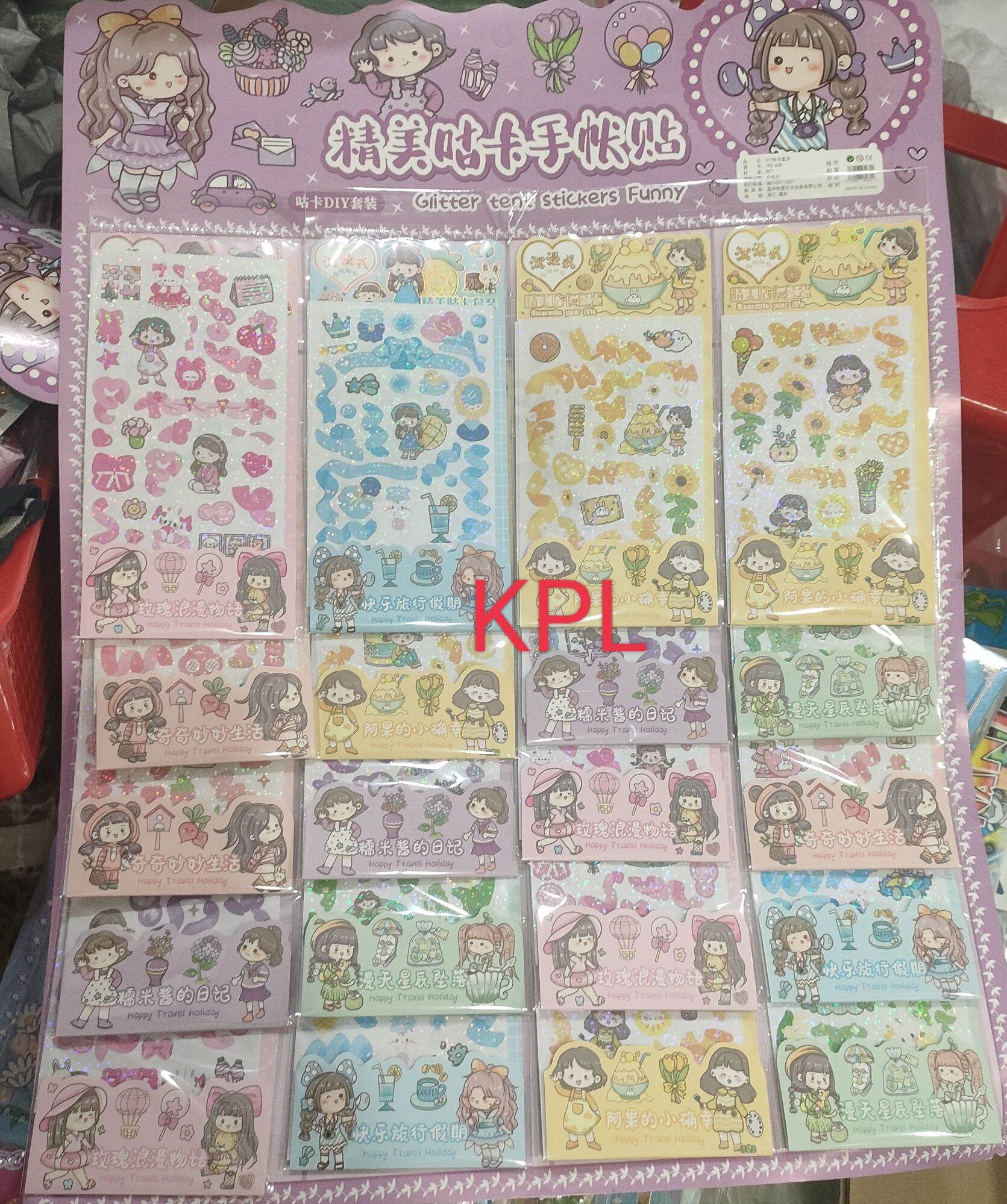 Hình dán sticker trang trí cute xinh xắn mẫu ngẫu nhiên