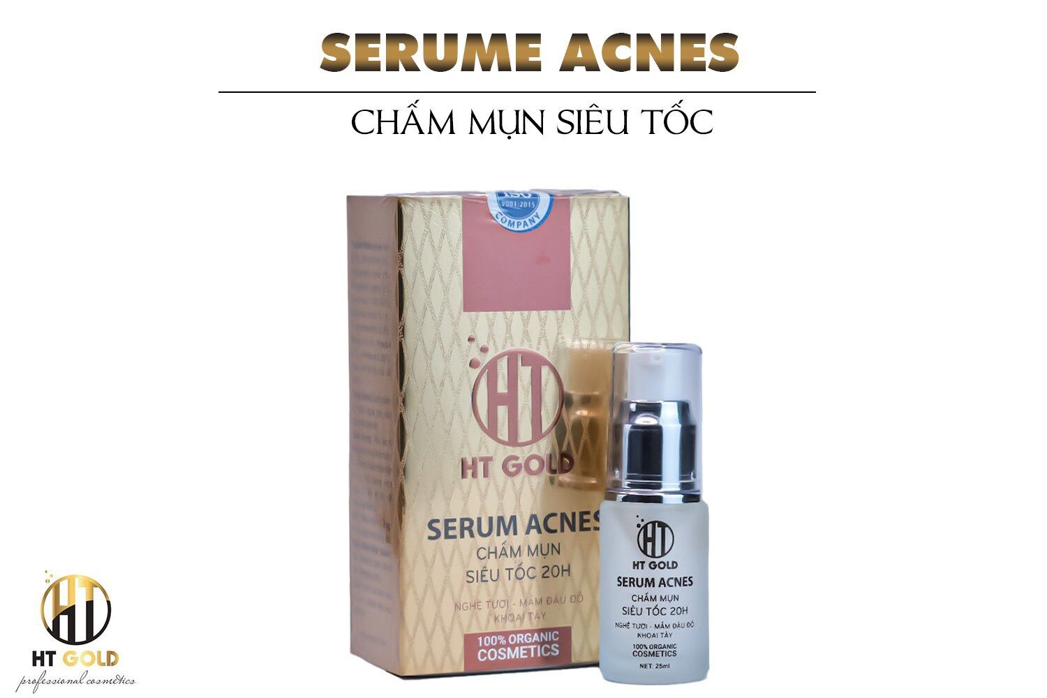 Serum chấm mụn siêu tốc 20h ht gold 25ml