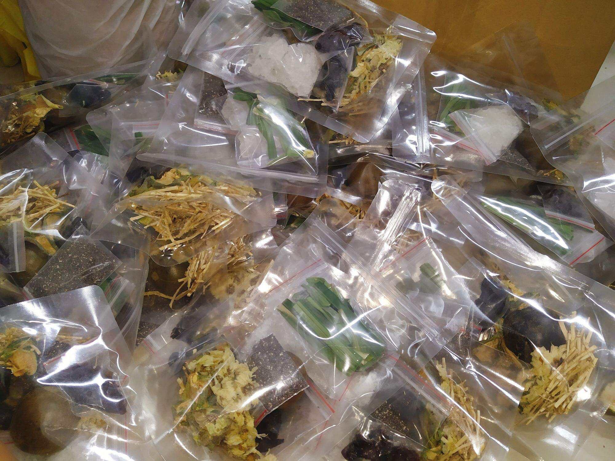 Set nấu sâm bí đao hạt chia bông cúc [ 8 vị thanh mát ]