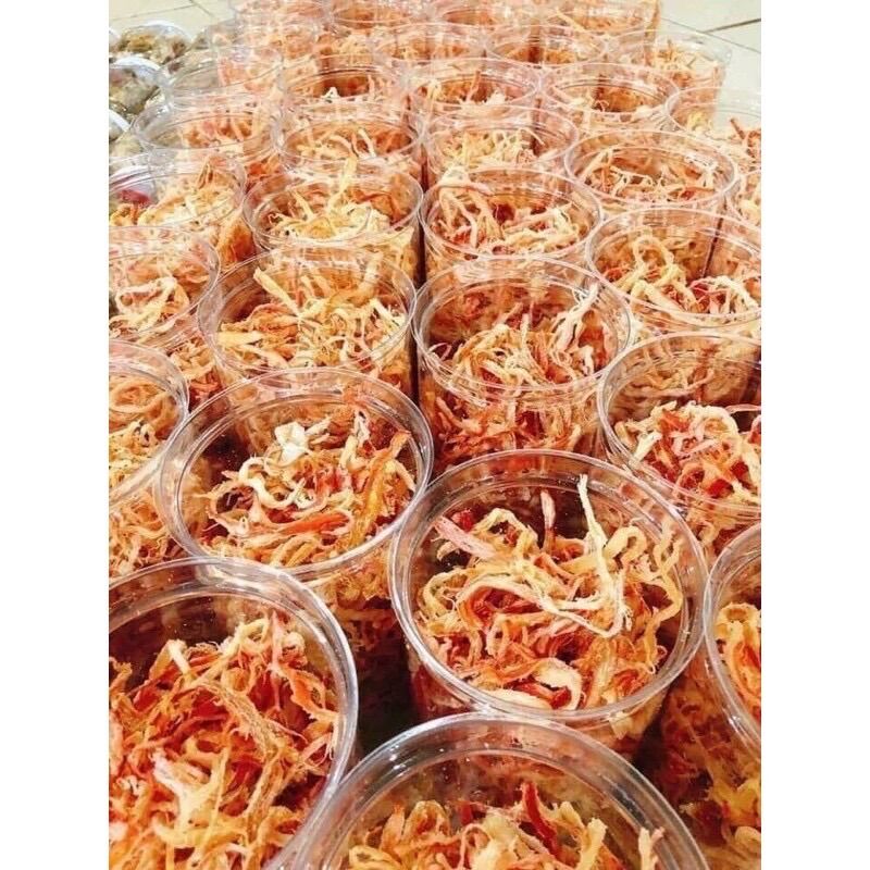 Mực Xé Sợi hấp nước dừa hũ 250gr