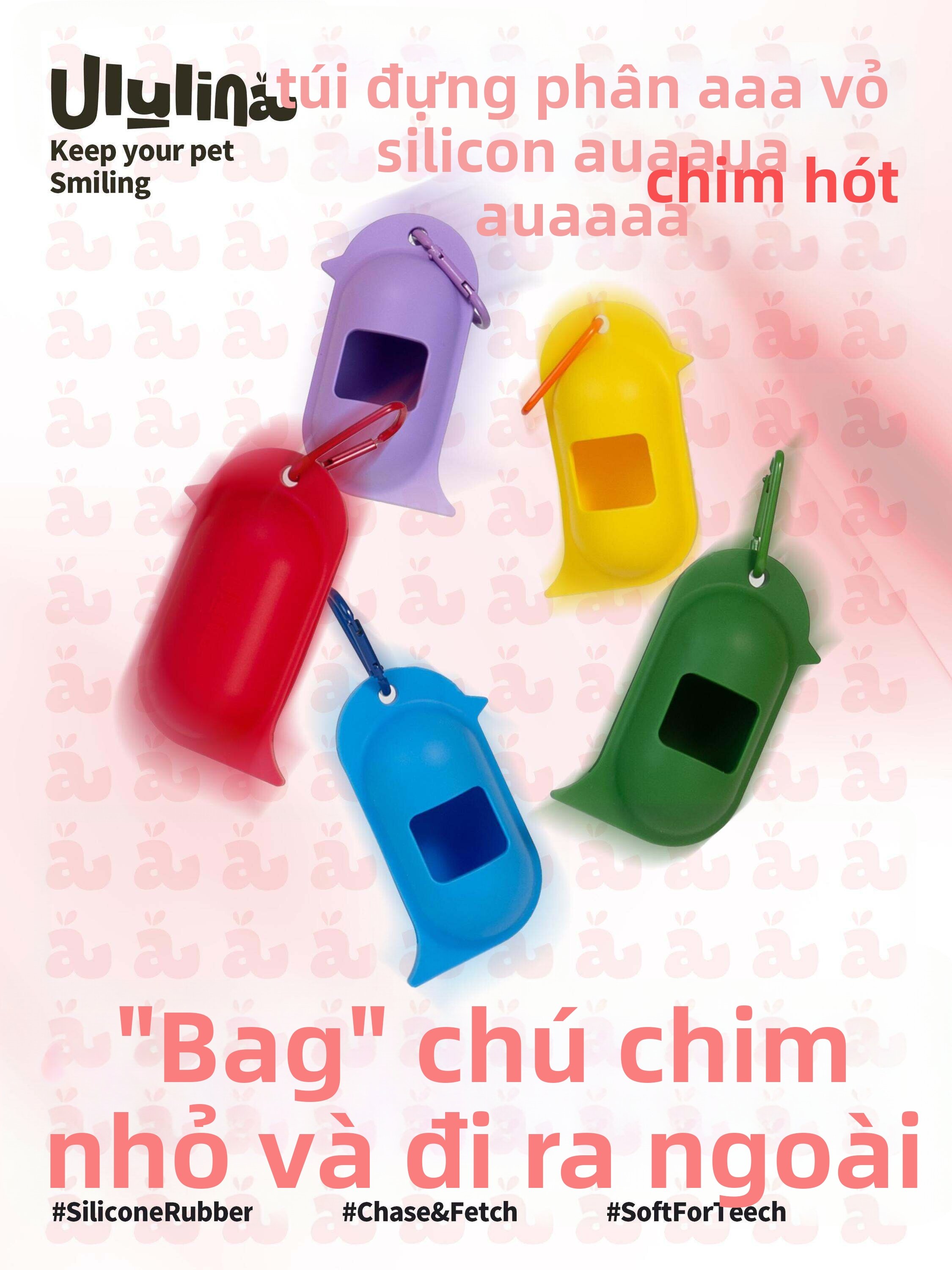 Eco-Friendly and Portable Dog Waste Bag Holder Giá  333,000 Đồng*Miễn phí vận chuyển