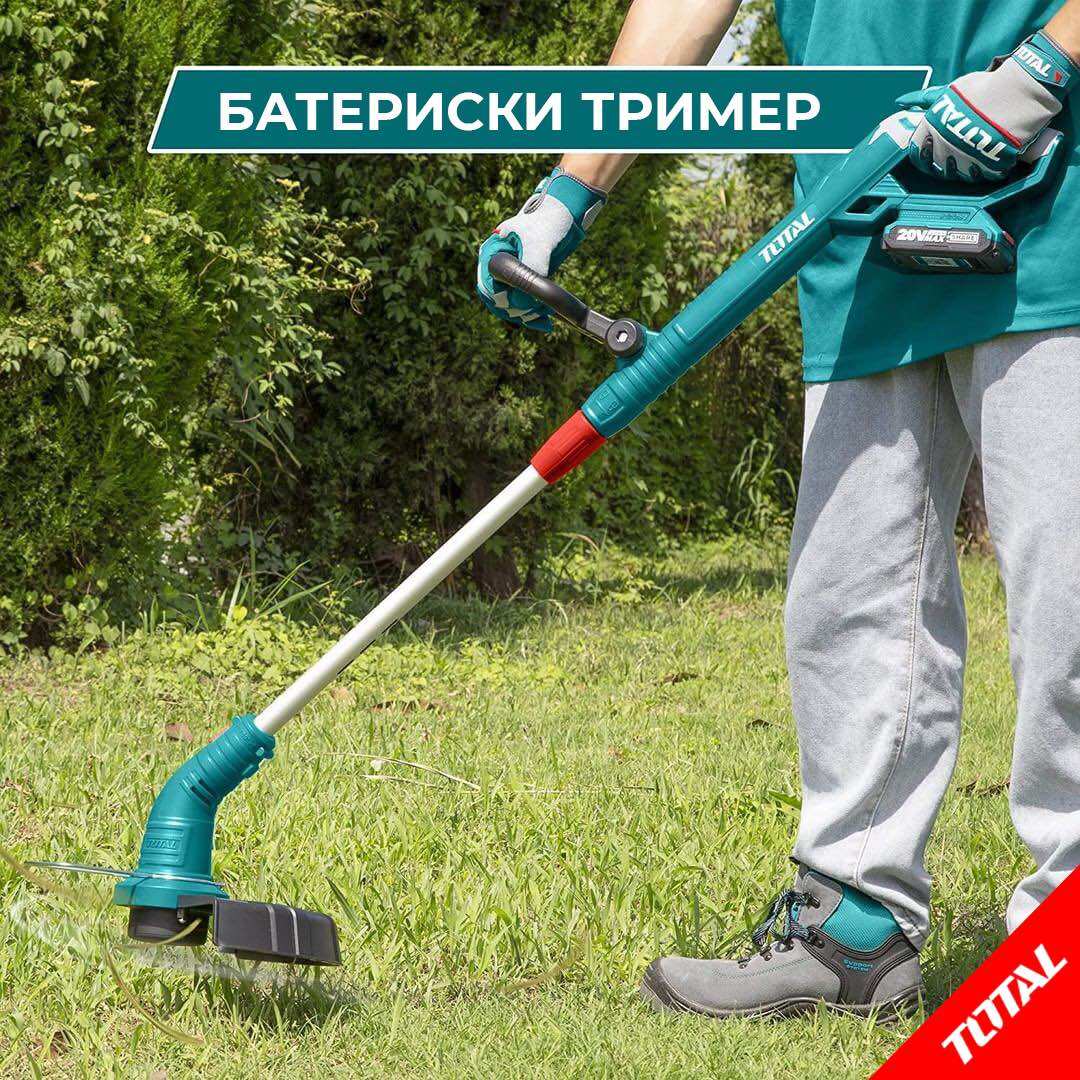 Máy cắt cỏ dùng pin Lithium-Ion total TGTLI20018( KHÔNG PIN,KHÔNG SẠC)