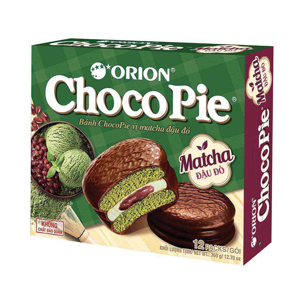 Bánh chocopie vị trà xanh