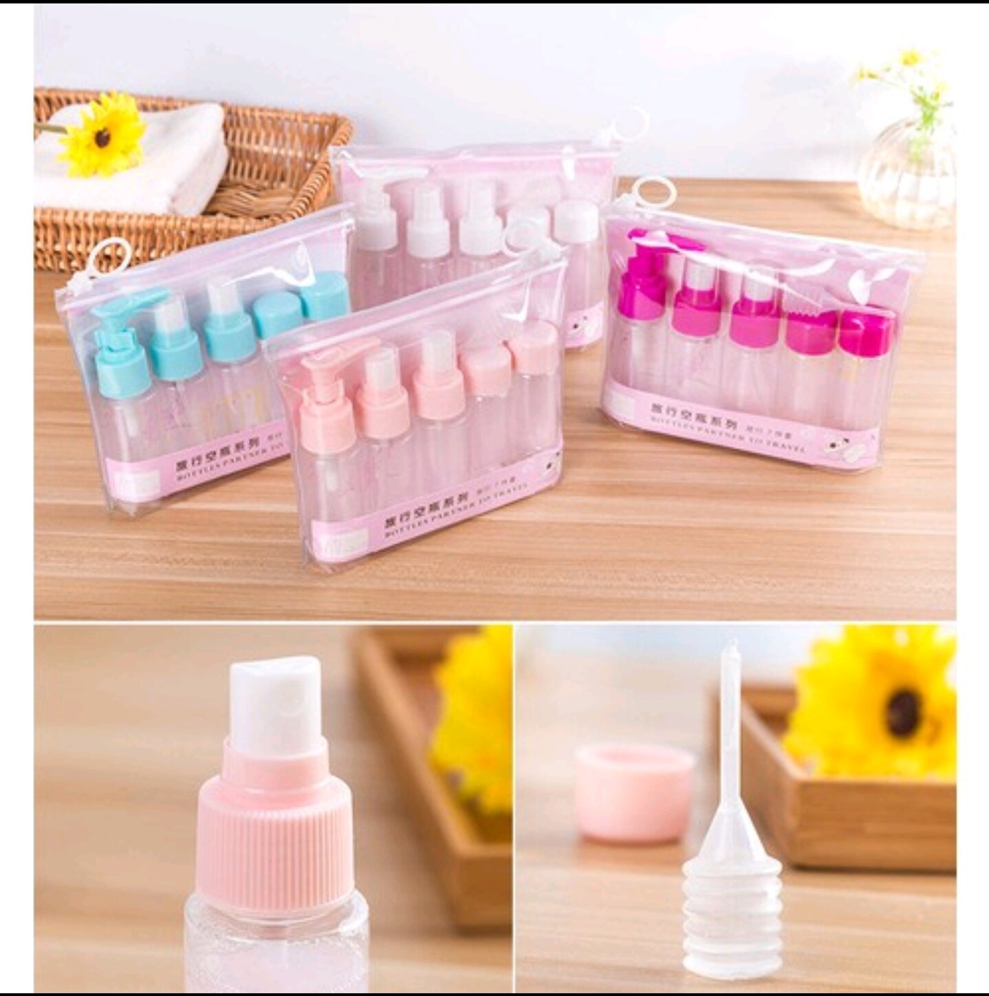 Bộ Chiết Mỹ Phẩm 6 Món