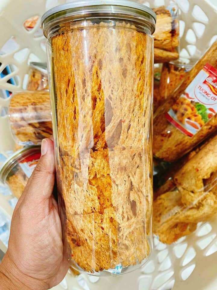 hũ pet - 200g mực cán tẩm vị
