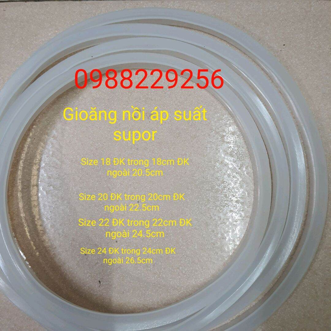 Gioăng nồi áp suất supor 1 tay cầm- Gioăng nồi áp suất ga