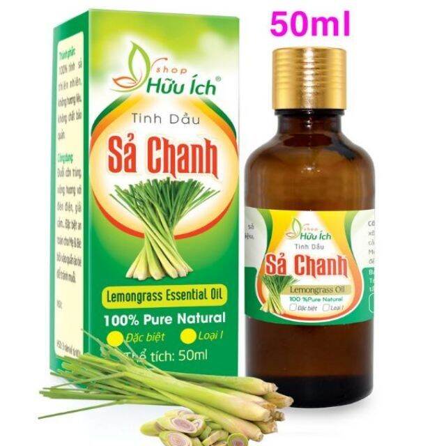 Combo 10 chai sả chanh 50ml ấn độ