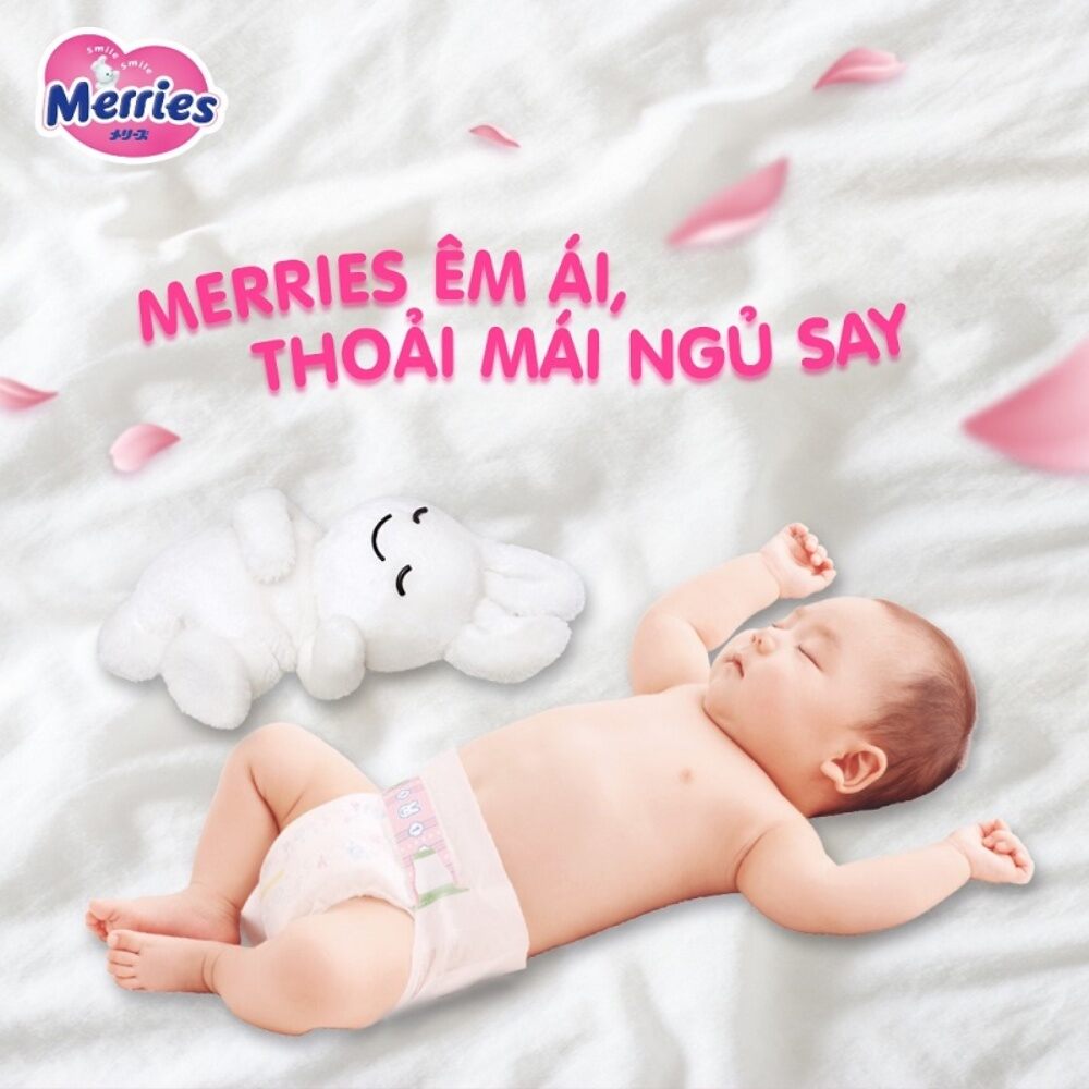 Bỉm merries nội địa nhật cộng miếng