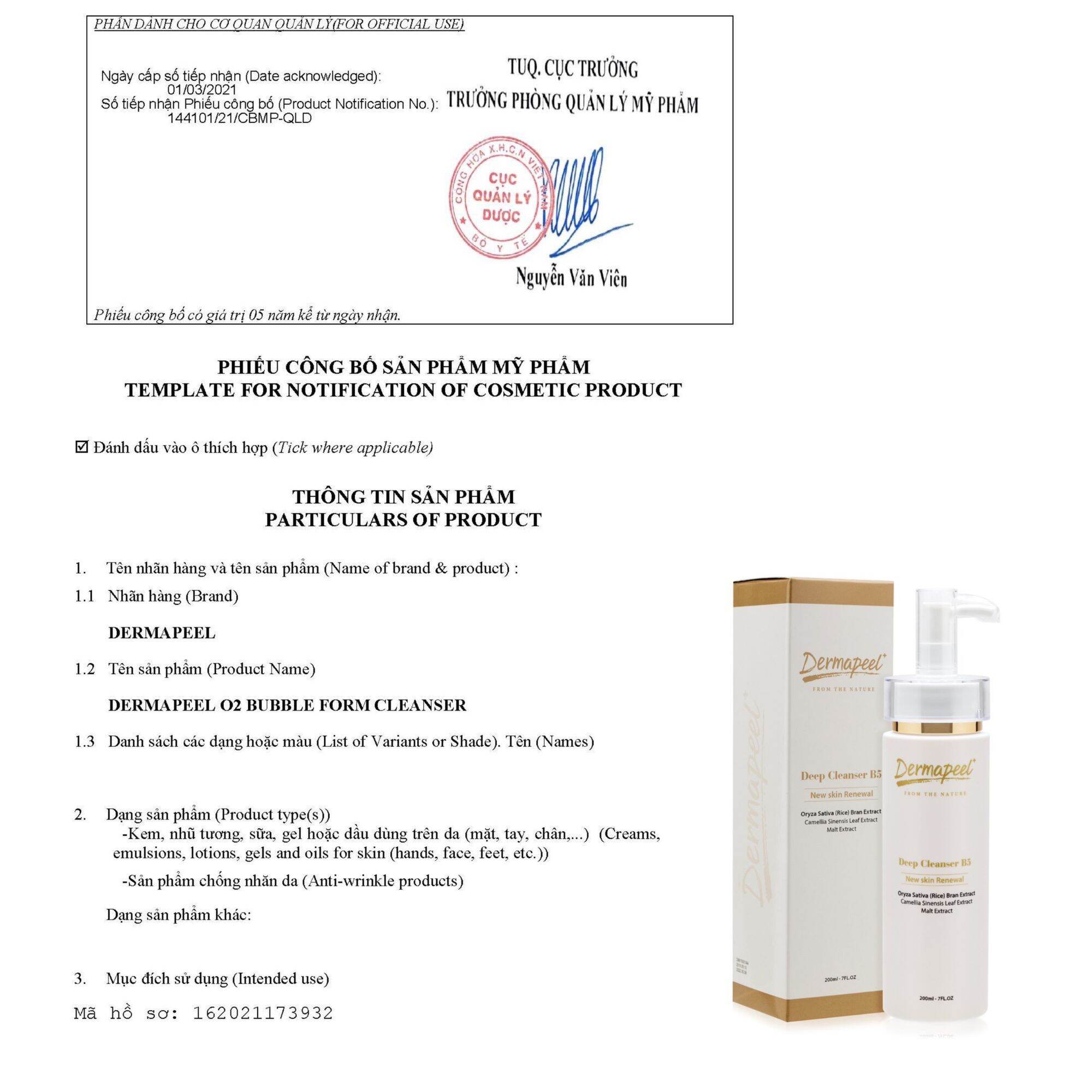 [HCM] Gel rửa mặt thải độc Dermapeel