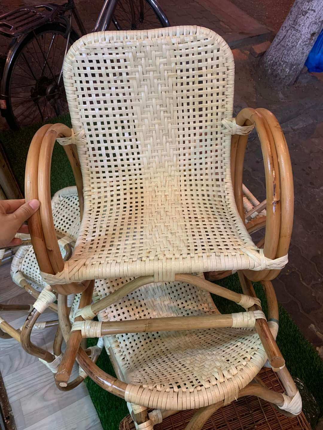 Ghế Mây Tre Đan  Tự Nhiên