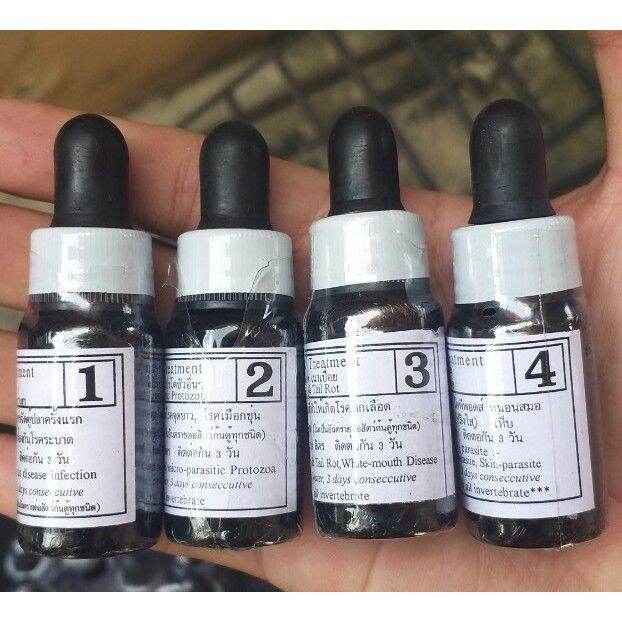 BIO KNOCK NGĂN NẤM , NGỪA BỆNH, DƯỠNG CÁ BIO KNOCK THÁI LAN ( COMBO 4CHAI 1,2,3,4 )