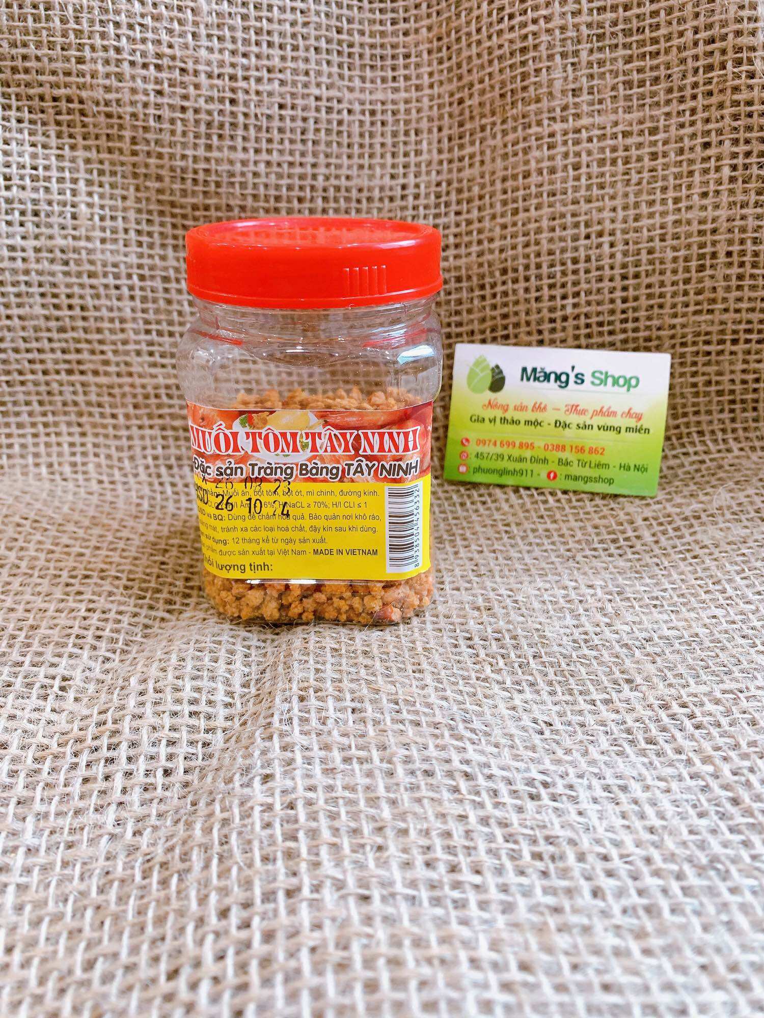Muối tôm đặc sản Tây Ninh hộp 50g