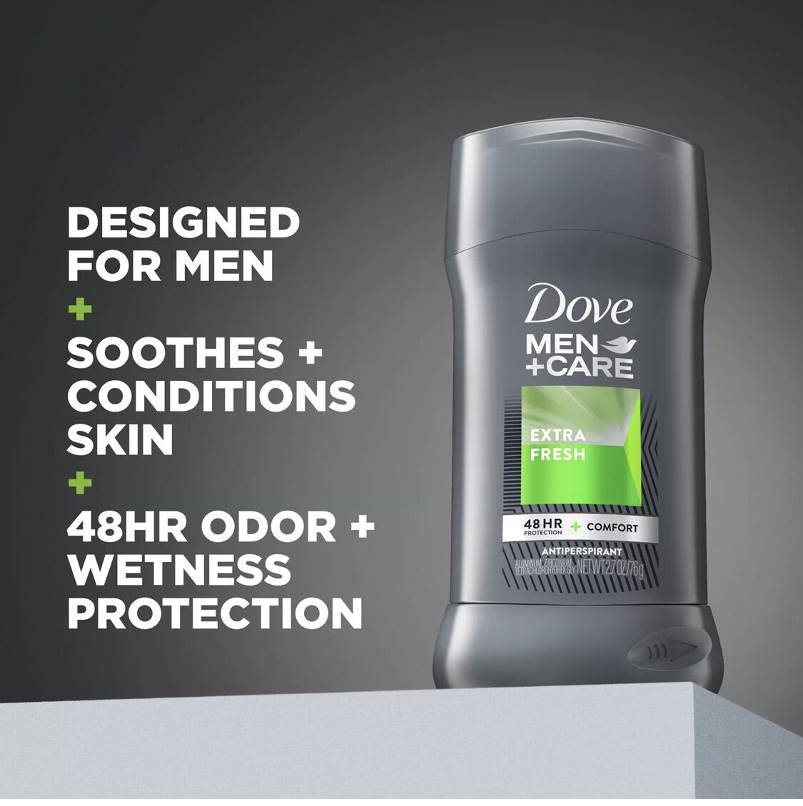 Lăn khử mùi Dove Men Care Extra Fresh Deodorant 2.7oz-76g hàng Mỹ USA