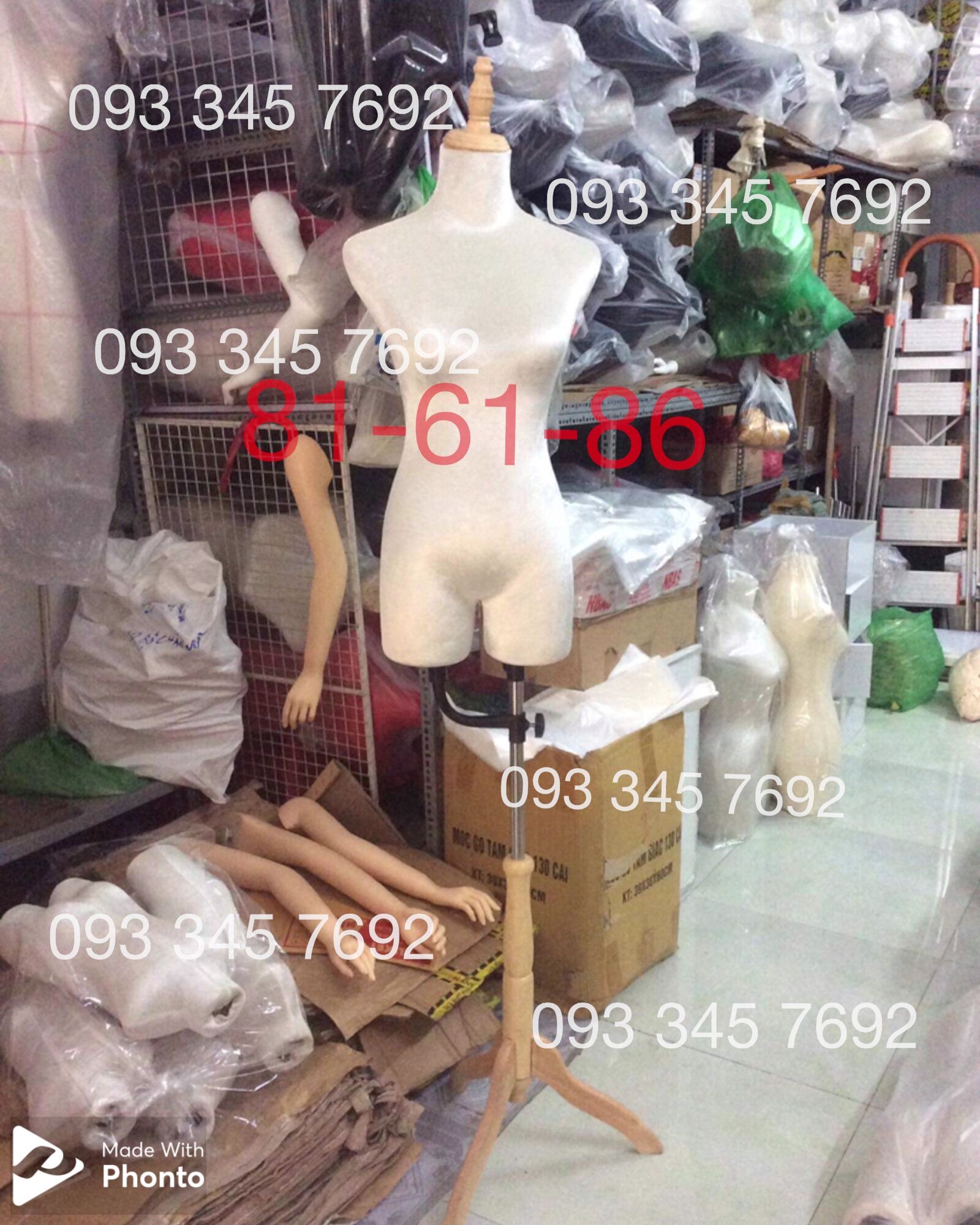 [HCM]Manocanh nhung nữ chân gỗ ( 0 mặc quần được)