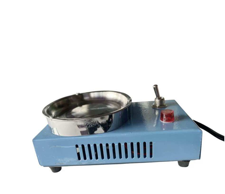Bếp nấu keo nến ( silicon ) , ( tặng 10 cây keo nến )