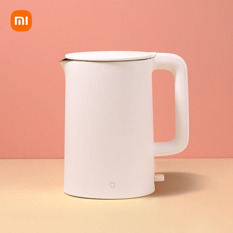 Kettle Điện Xiaomi Mi 1A Dung Tích Lớn 1,5L Kettle Nước Nóng Bằng Thép Không Gỉ Một Mảnh Kettle Nước Nóng Gia Dụng