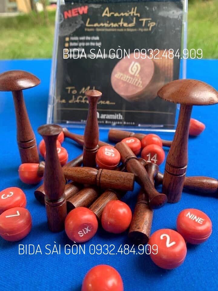 Bộ Ki và Số chơi Bida Dù ( gỗ - nhựa)