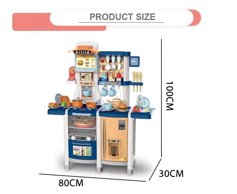 Đồ chơi nấu ăn kệ bếp Home Kitchen 100 cm cho Bé