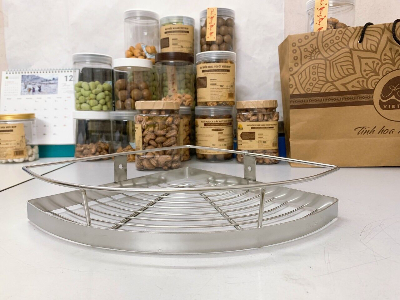 Kệ Góc inox Việtcook (1, 2, 3 tầng)