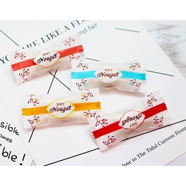 Túi đựng kẹo nougat 10x4cm