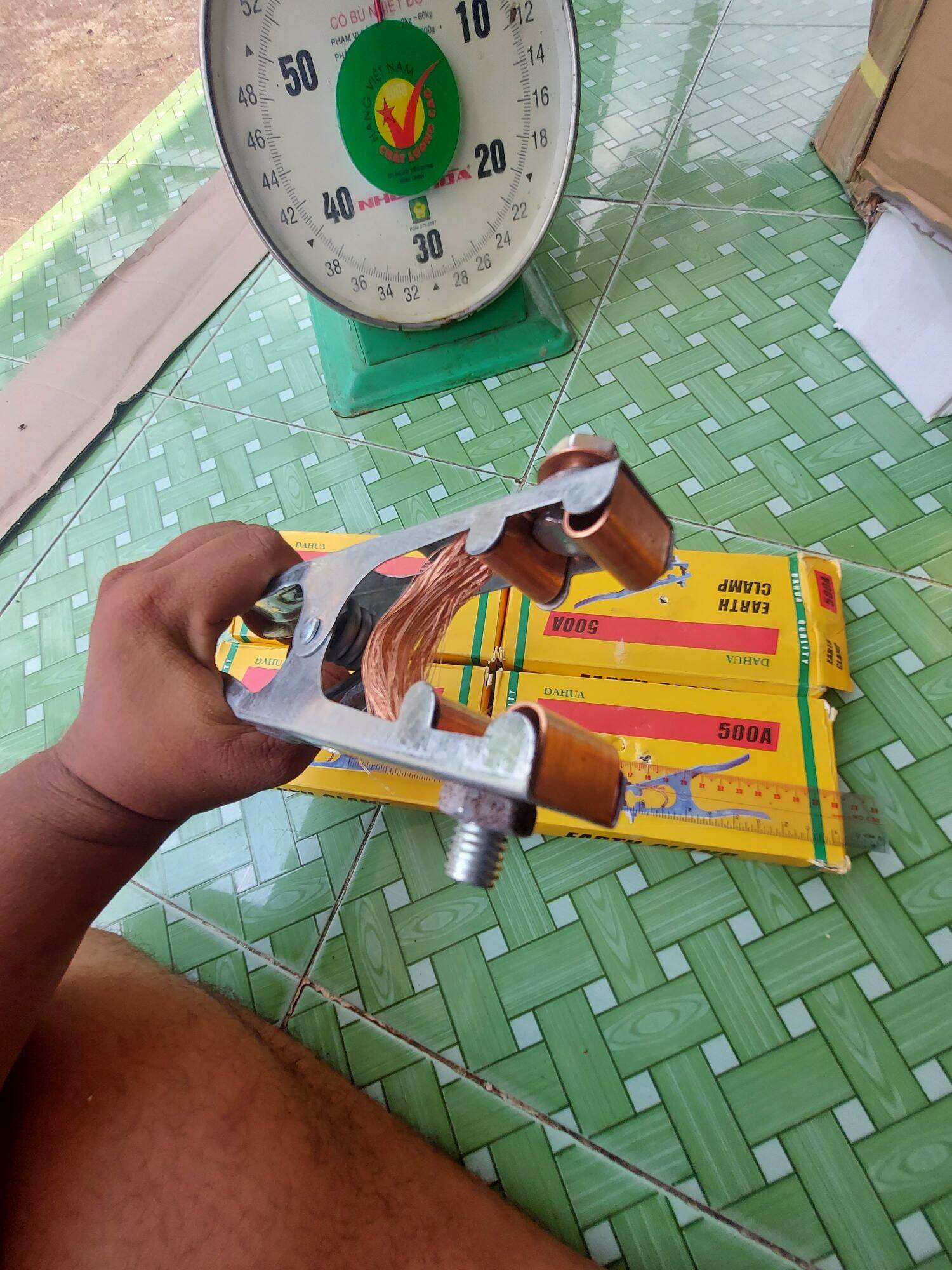 [HCM]kẹp mát kìm máy hàn 500A