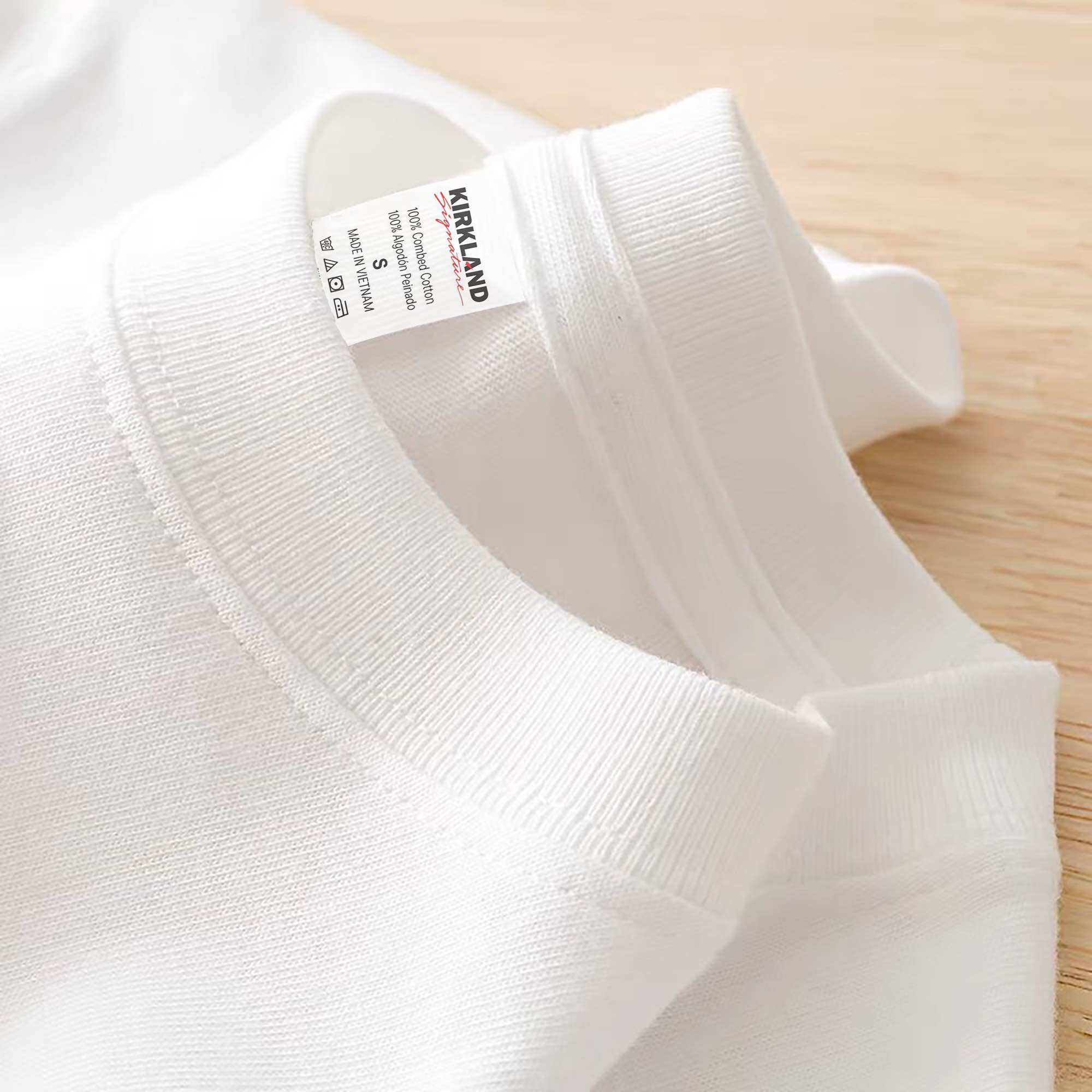 ÁO THUN KIRKLAND TRẮNG ĐEN / 100% COTTON