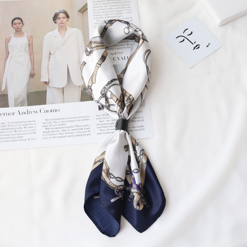 Khăn Vuông Nhỏ Mẫu Nam Mặt Satin Mẫu Mới Khăn Lụa Áo Sơ Mi Kiểu Nam Dễ Phối Sành Điệu Cho Nam Khăn Cổ Trang Trí Cổ Áo Khăn Quàng Cổ Cài Da