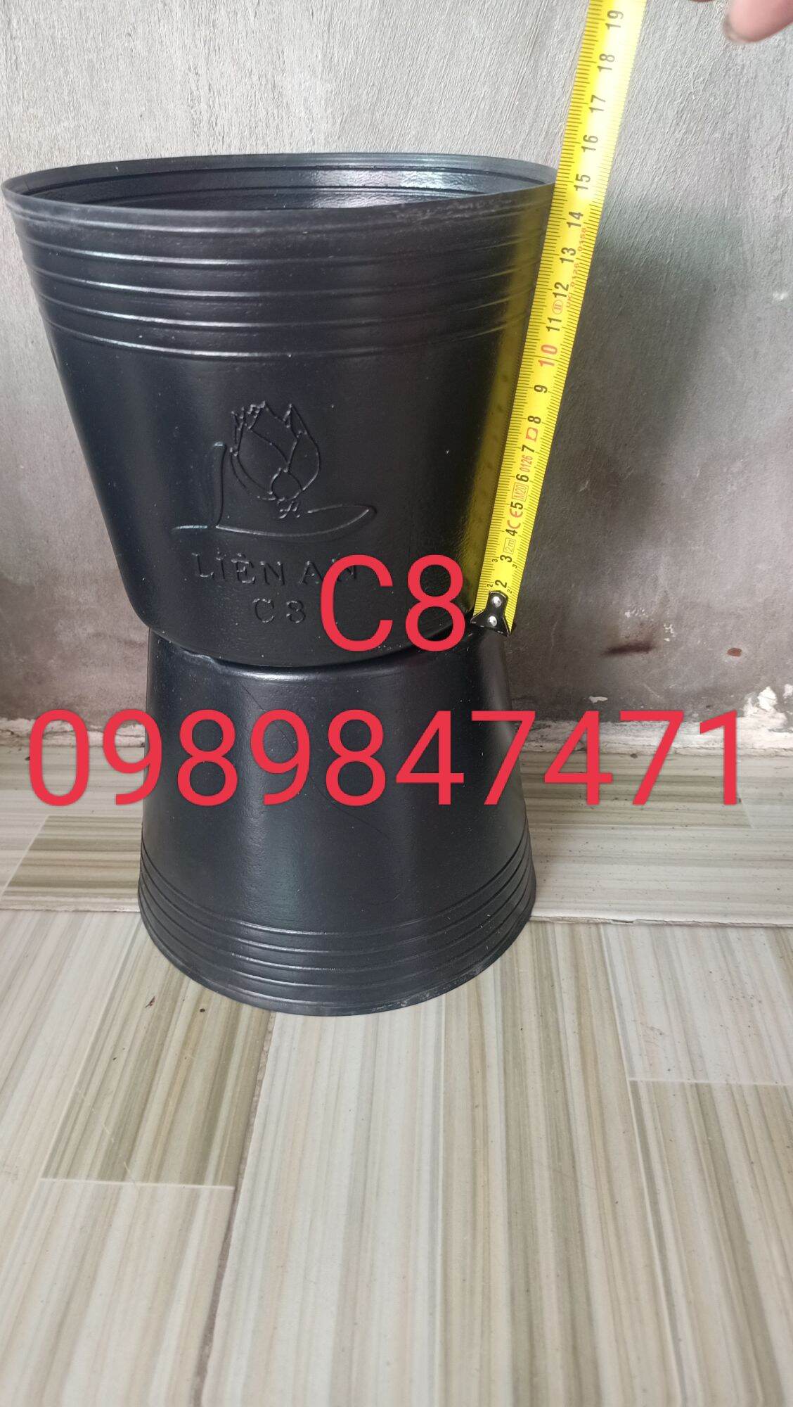 chậu nhựa chất lượng C8 combo 10 cái