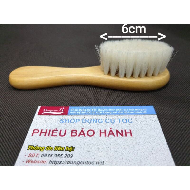 Chổi Phủi Tóc Cho Bé Lông Mềm Mịn, Cây Phủi Tóc Cán Gỗ Phủi Sạch Tóc.(Ảnh Thật)