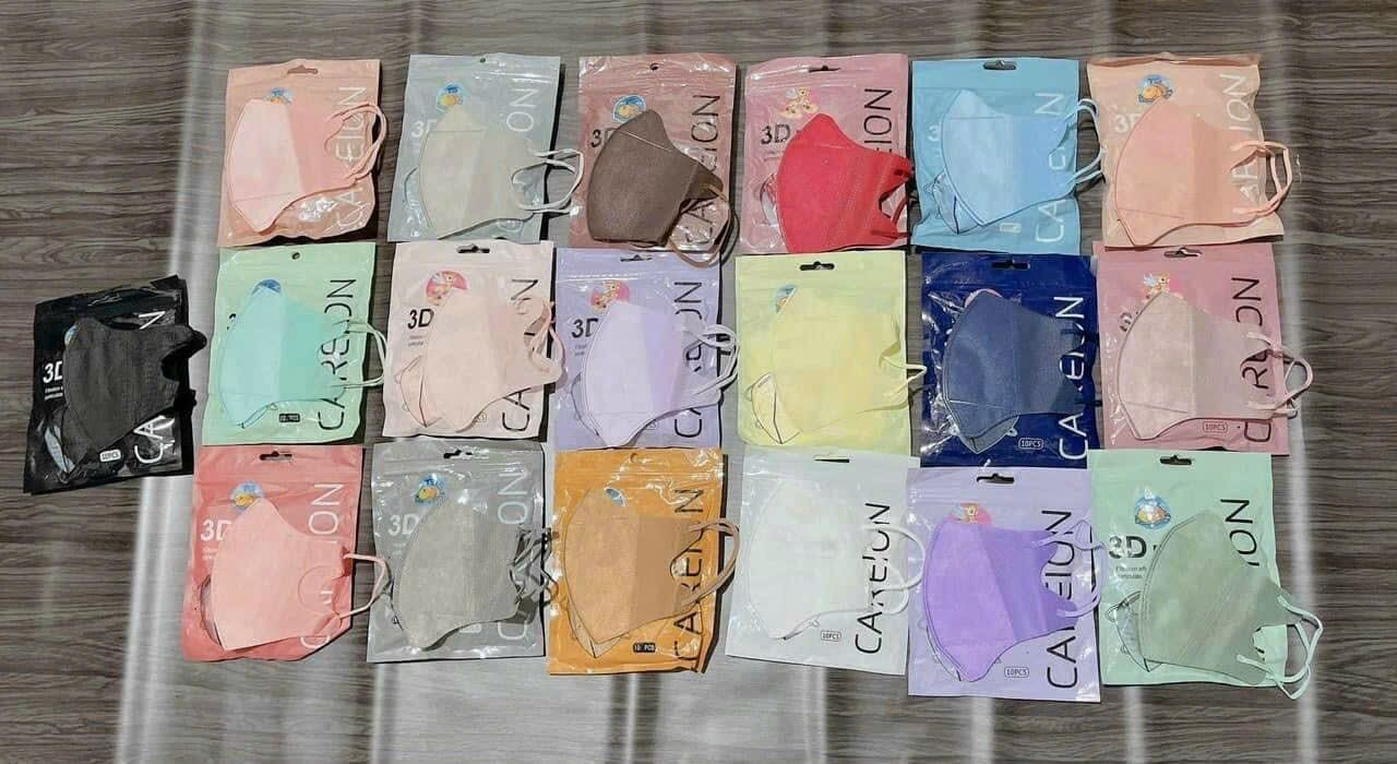Gói 10 khẩu trang 3D thái lan