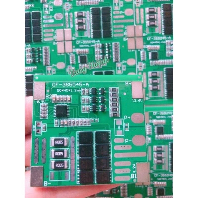 Mạch bảo vệ pin lion 12v 3s30a cf có cân bằng