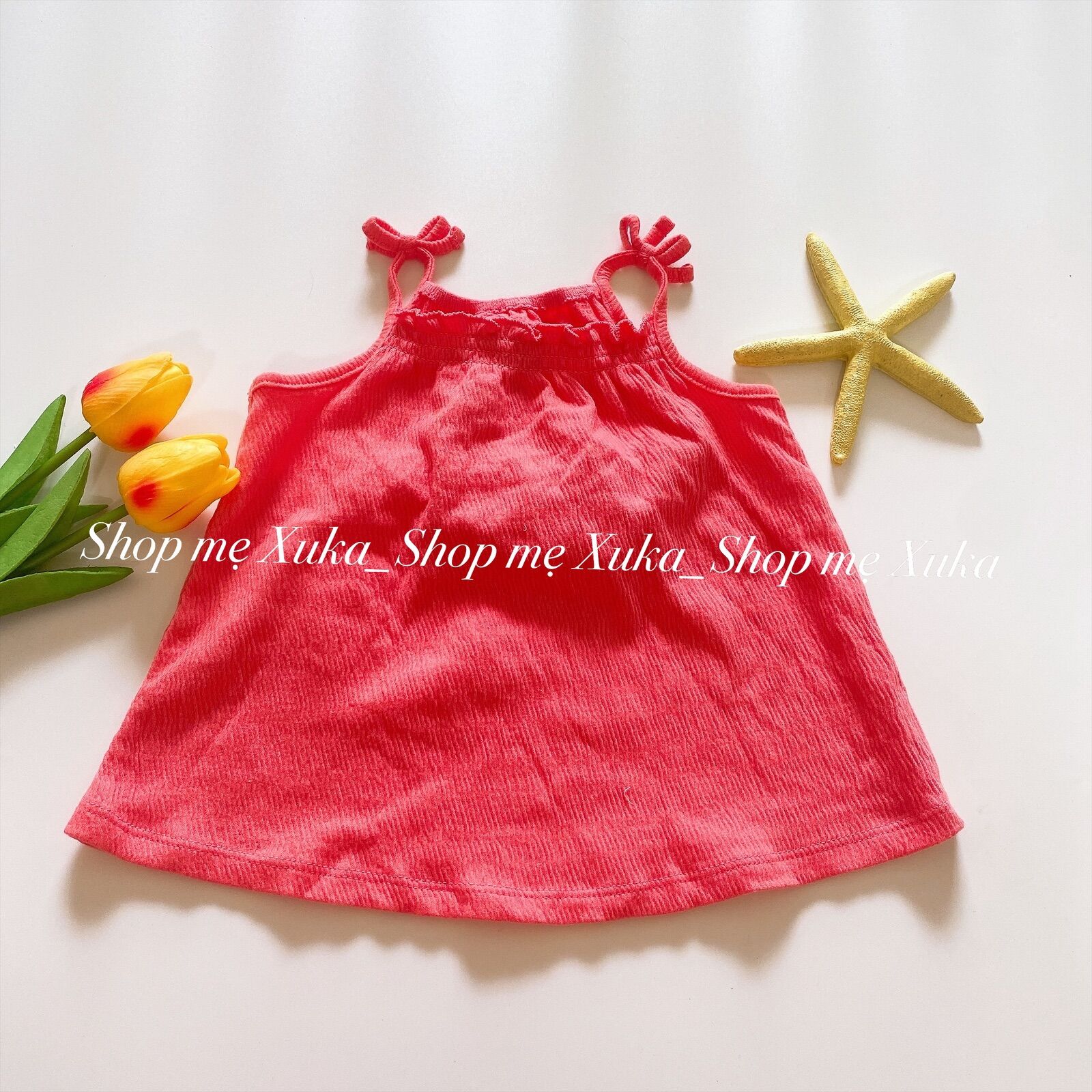 Áo thun 2 dây xuất khẩu Jumping Beans bé gái