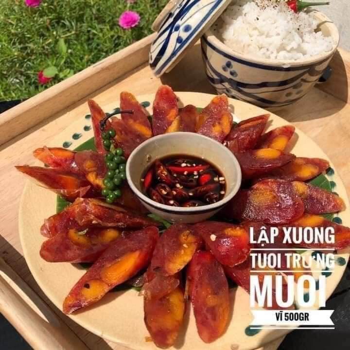 500g Lạp Xưởng Tôm Trứng Muối