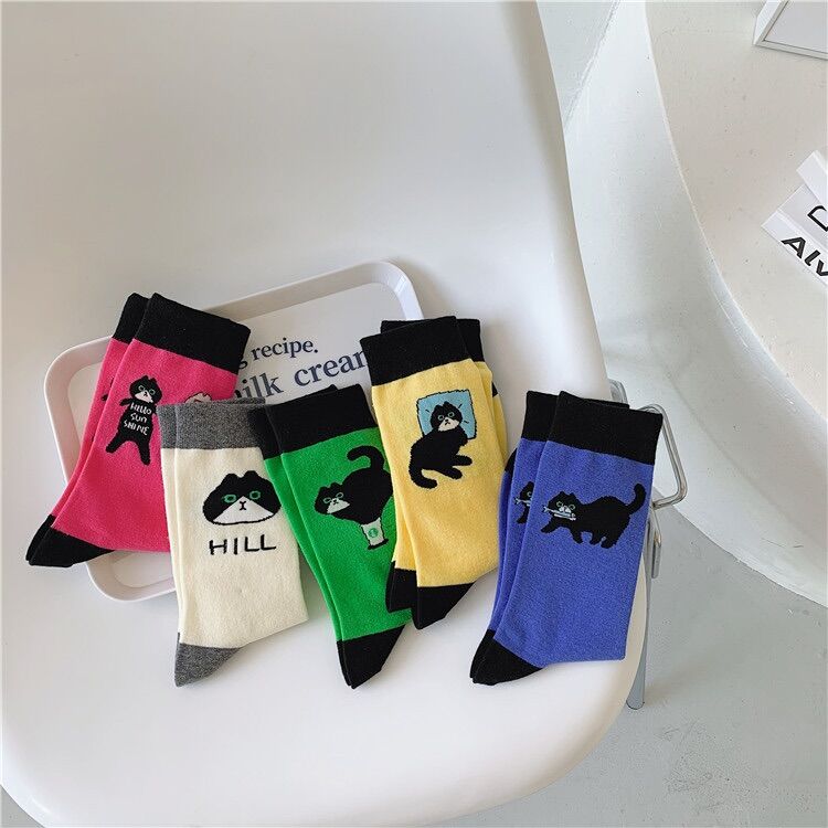 Tất (vớ) hoạt hình màu cao bắp