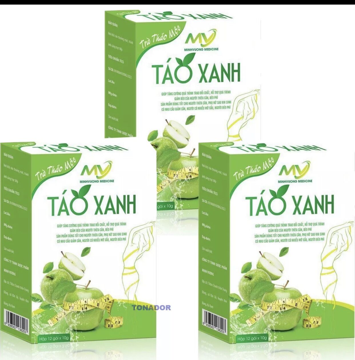 Trà Táo Xanh giảm cân thải độc thải mỡ