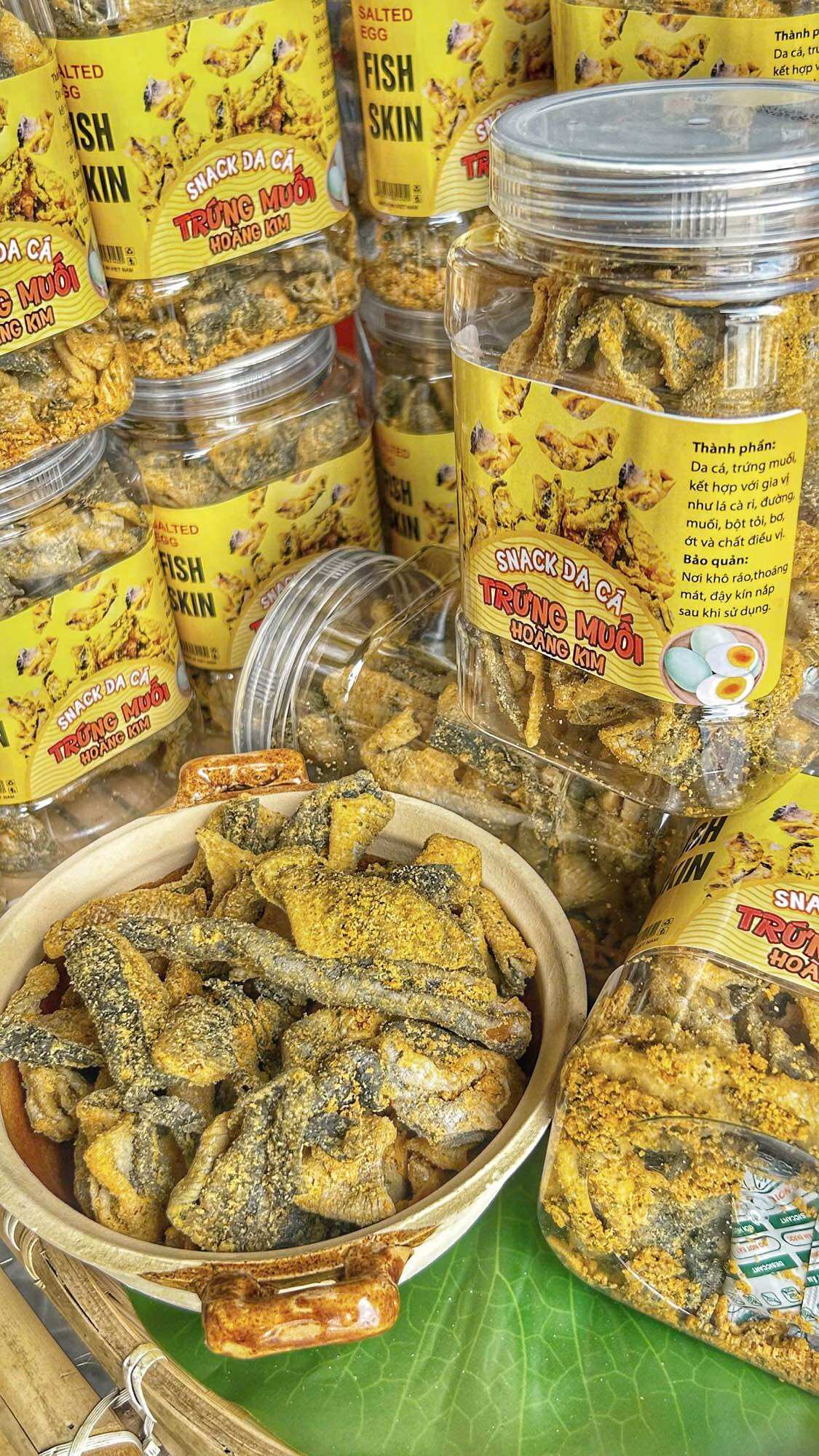Snack cá hồi trứng muối phô mai 250gr
