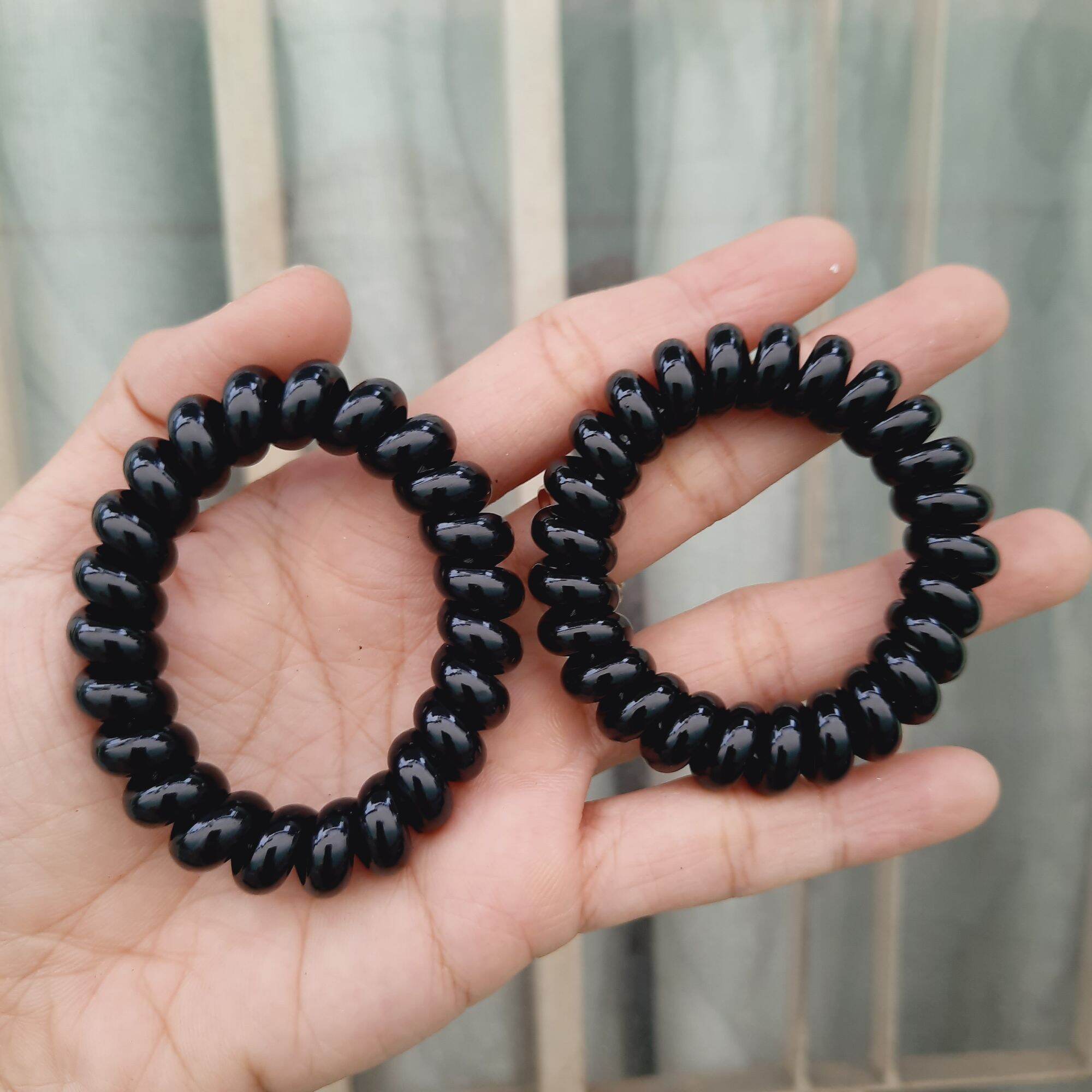 Túi 10 Lò xo cột tóc màu đen