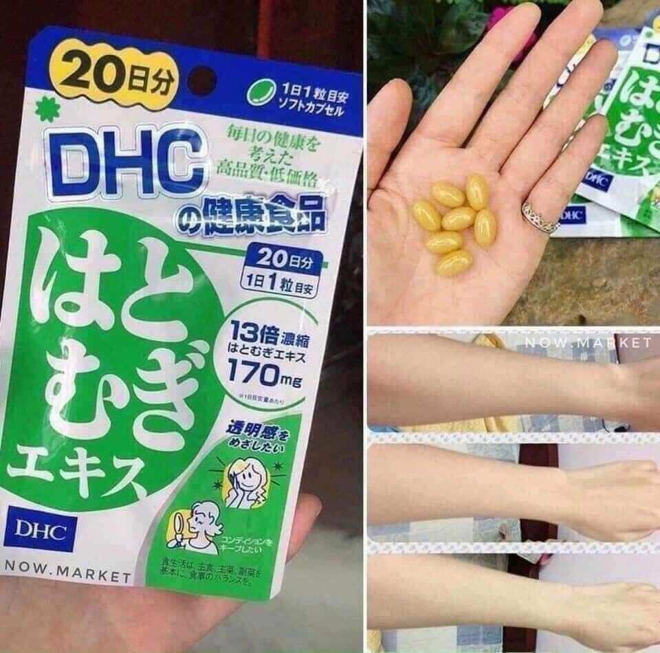 Viên DHC trắng da Adlay Extract Nhật Bản Gói 20v
