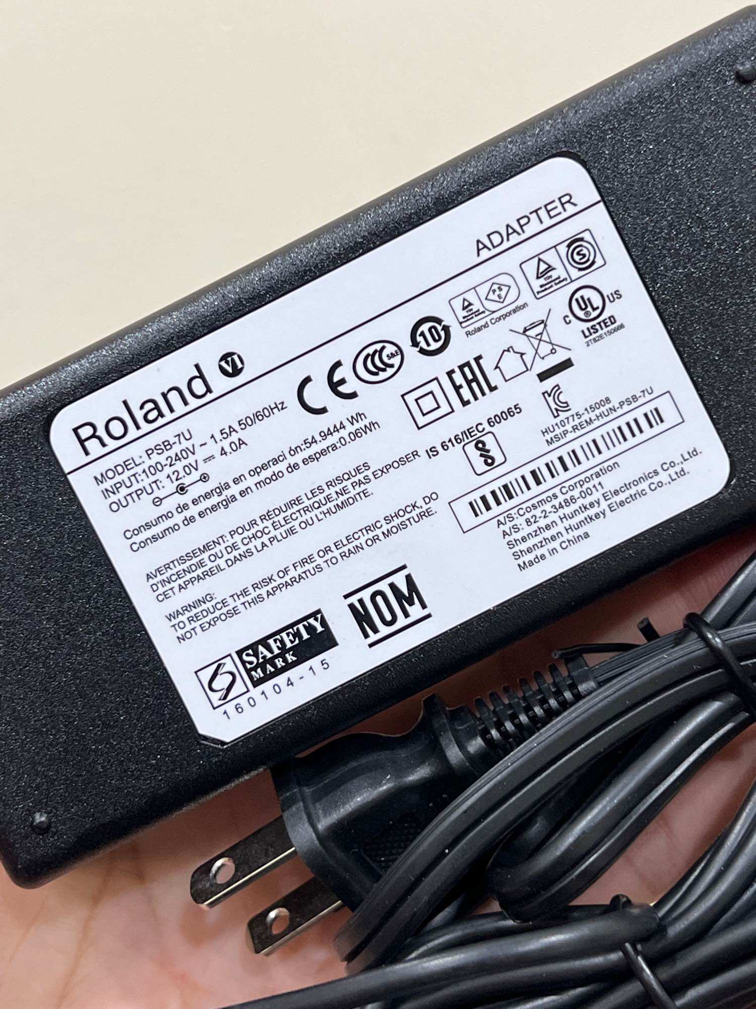 ADAPTER NGUỒN ĐÀN ORGAN ROLAND E-A7